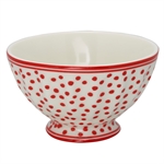 Dot white french bowl medium fra GreenGate - Tinashjem